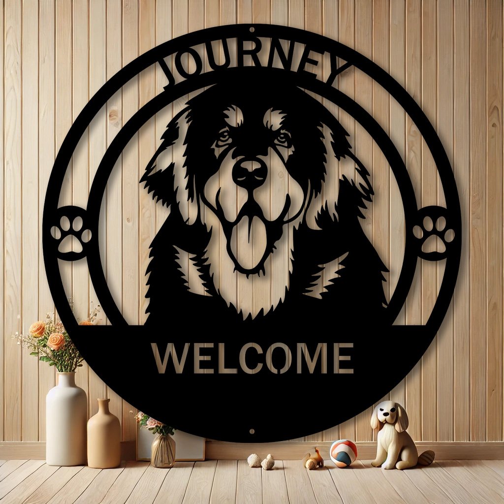 Personalized Tibetan Mastiff Metal Sign | Custom Dog Breed Gifts
