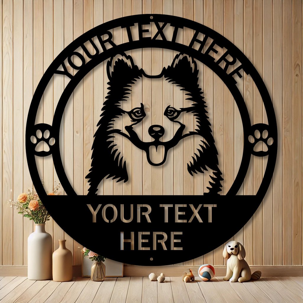 Personalized Icelandic Sheepdog Metal Sign | Custom Dog Breed Gifts