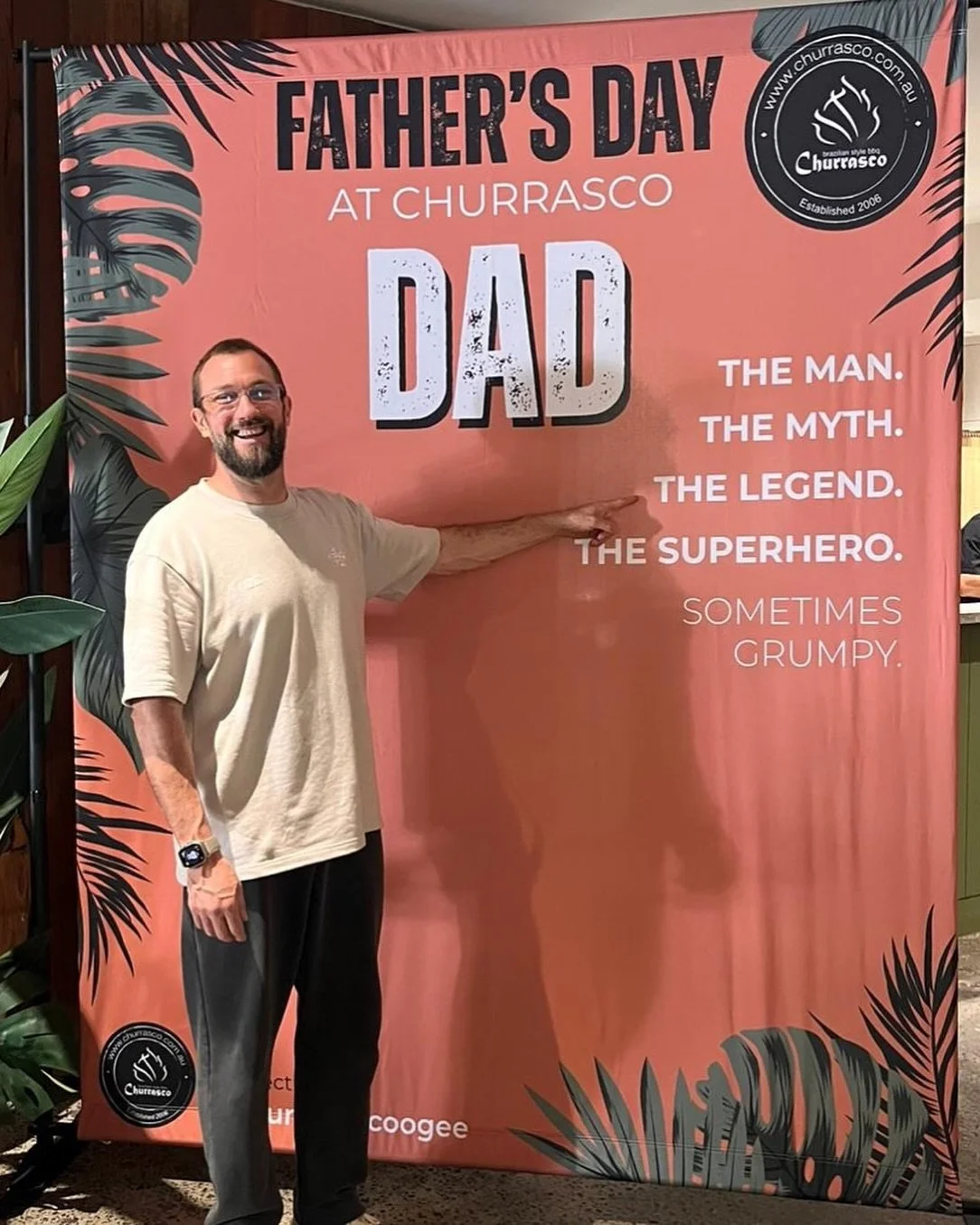 Celebrate Father&rsquo;s Day at Churrasco! This Sunday, we are open for Lunch &amp; Dinner, from 12pm. Join us for our famous all-you-can-eat BBQ meal, followed by Churros and ice-cream for dessert. $85pp/$35 for kids/$55 for vegetarians. Bookings re
