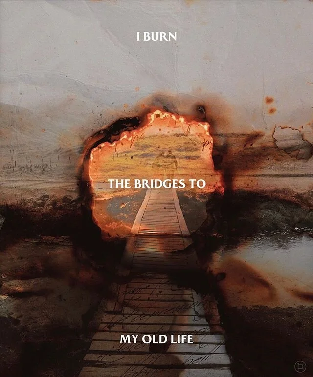 There is no plan B for me. I BURN the bridges to my OLD LIFE!
#surrender #onlyonefoundworthy