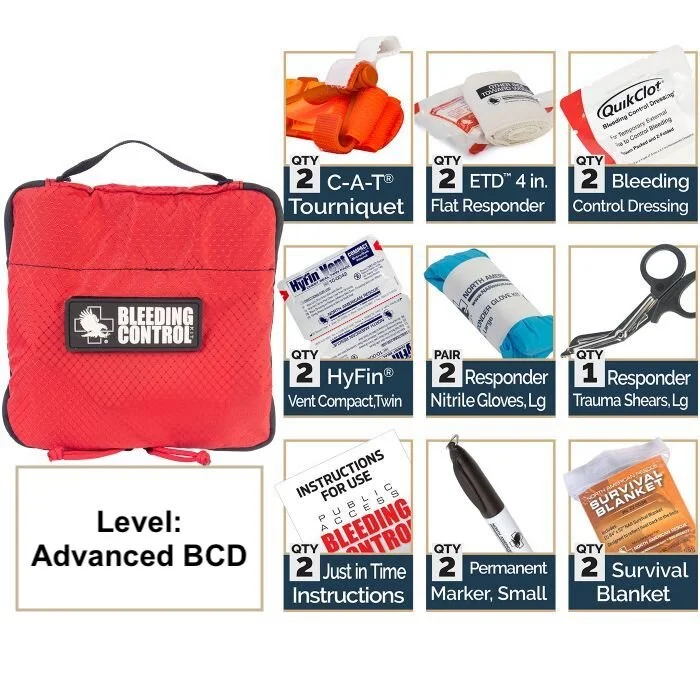 Public Access Bleeding Control Twin Pack — Combat First Aid