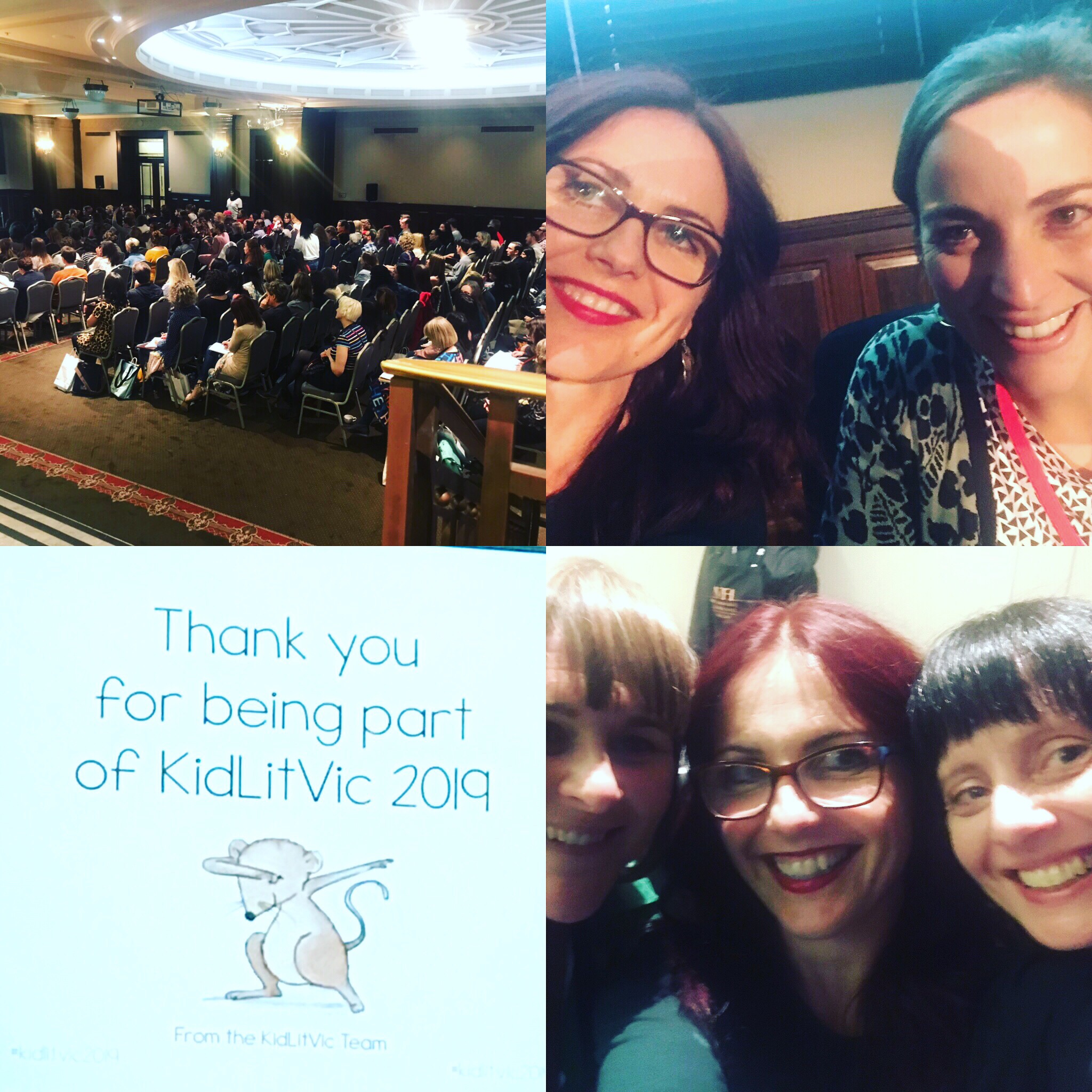 KitLitVic 2019 with Davina Bell, Julia Grasso, myself and Madeleine Jenkins.