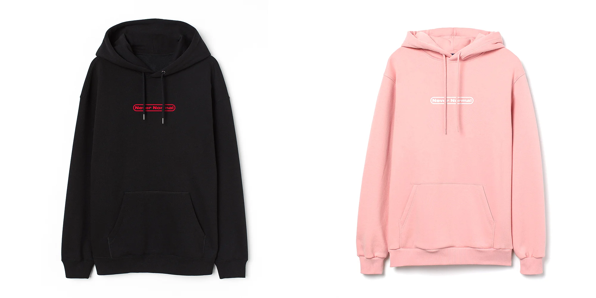 Logo | Black and Pink Hoodies