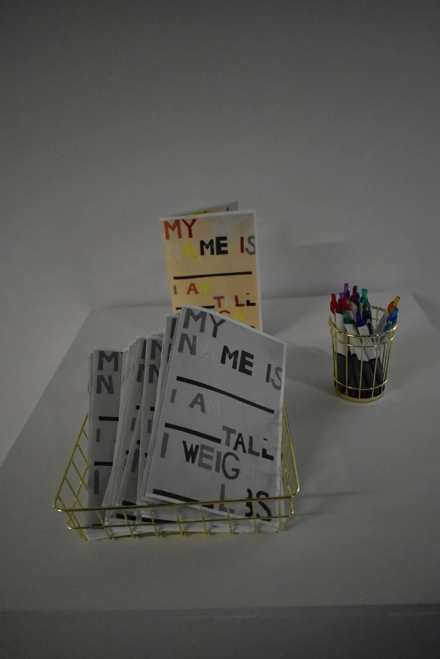    At the Seams:   BFA Thesis Exhibition  Photocopied Zines   2019 