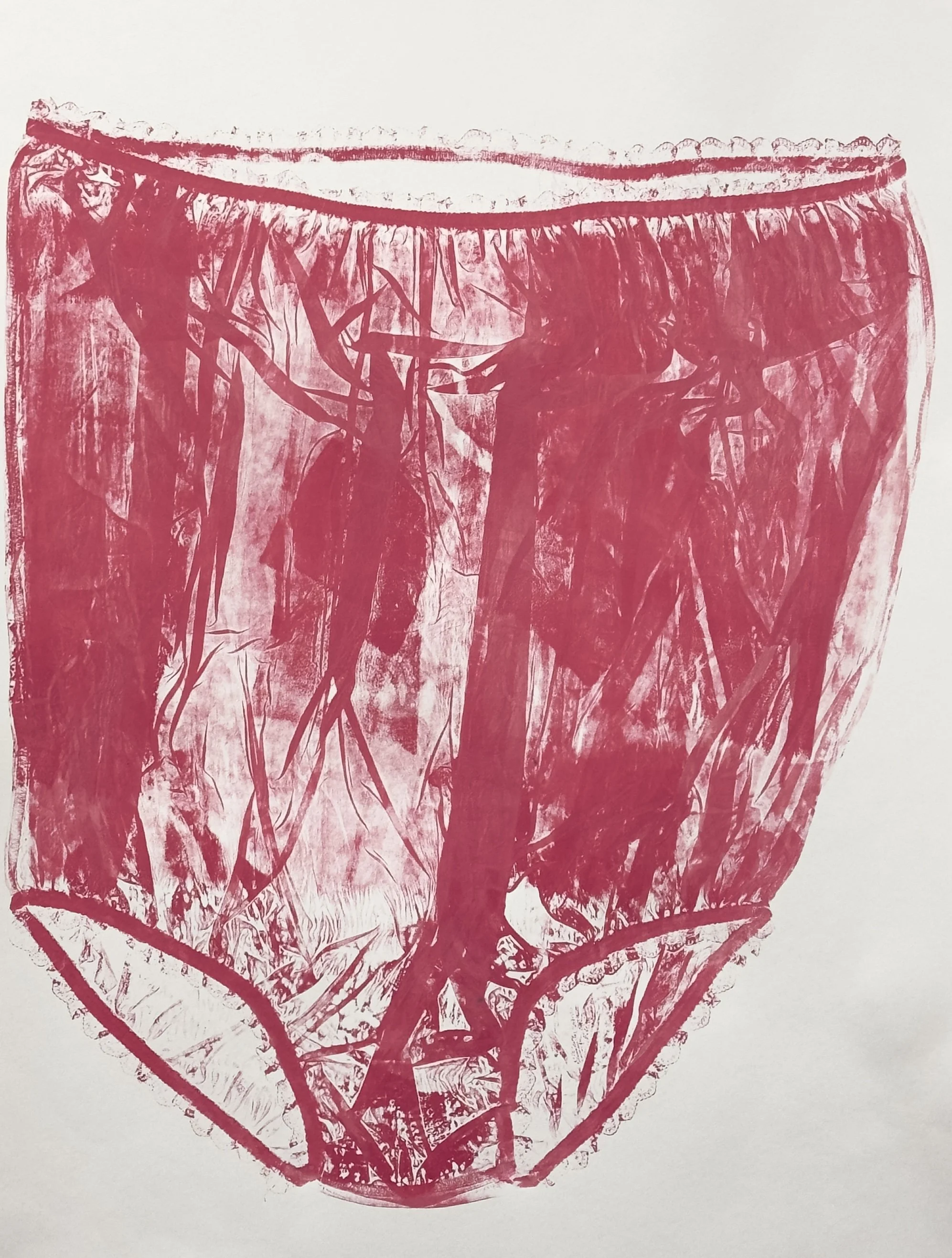    Gag Gift   Monotype 26” x 40” 2024 