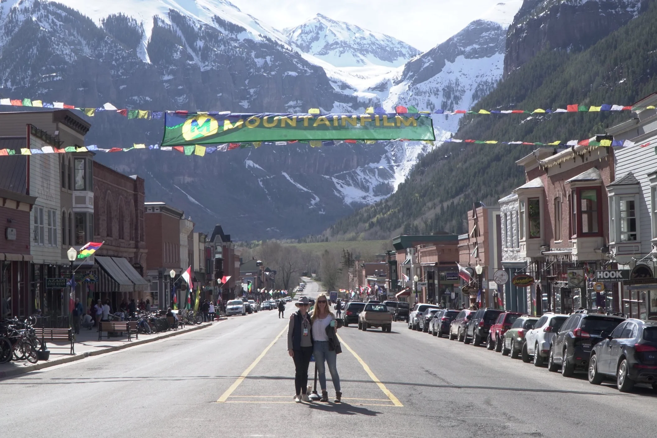 Elizabeth and Sarah at Mountainfilm Festival in Telluride, Colorado - May 2019.