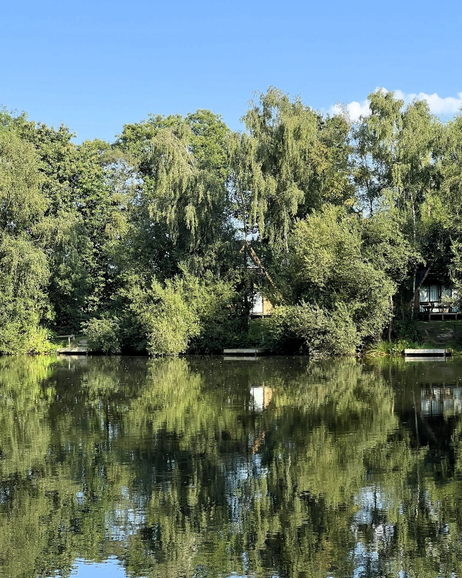 We often get questions about how far the lodges are from the lakes. This is how close they are. Look back across the lake and you can see your lodge reflected in the water!

#LakesideLodge #LakeView #KentFishing #FishingHoliday #LodgeLife #SummerFish