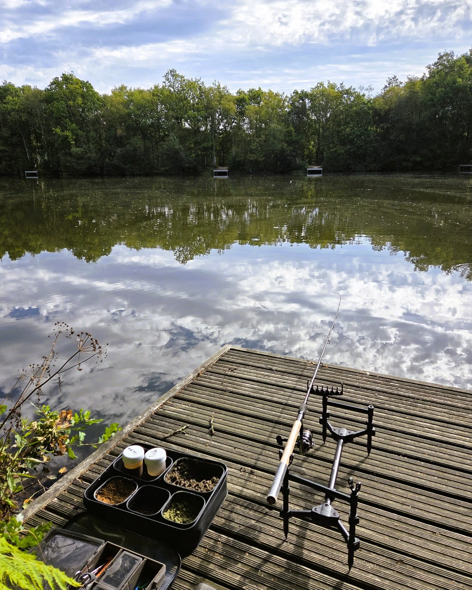 Not every stay has to be about the fish 🌿

Kay stayed at our Old Farm Flat and spent her days walking to the Woolpack Inn, watching kestrels hunting the fields, and catching black tench and rudd on the lake. She called it "delightful" and 