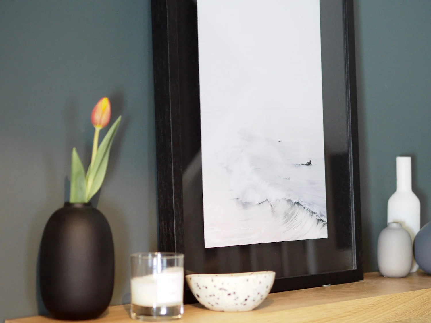 10 lumitrix print on hallway shelf.jpg