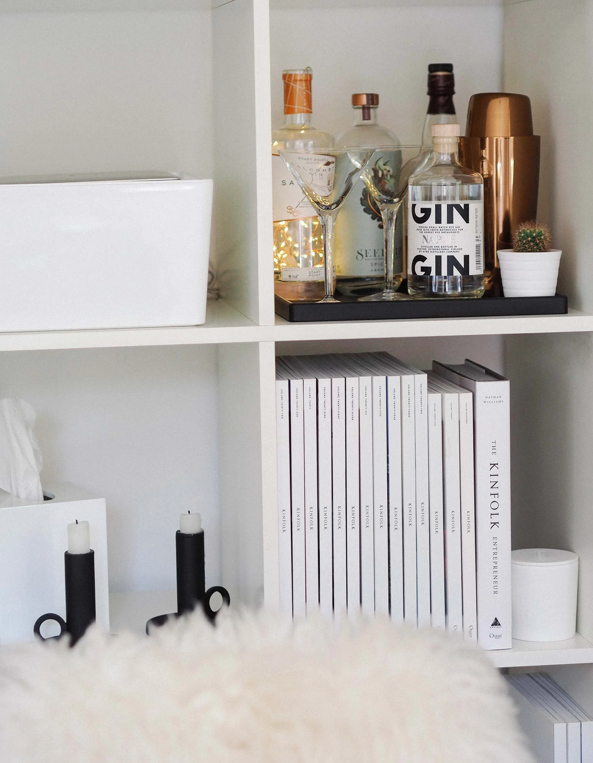 5 drinks bar in IKEA bookcase.jpg