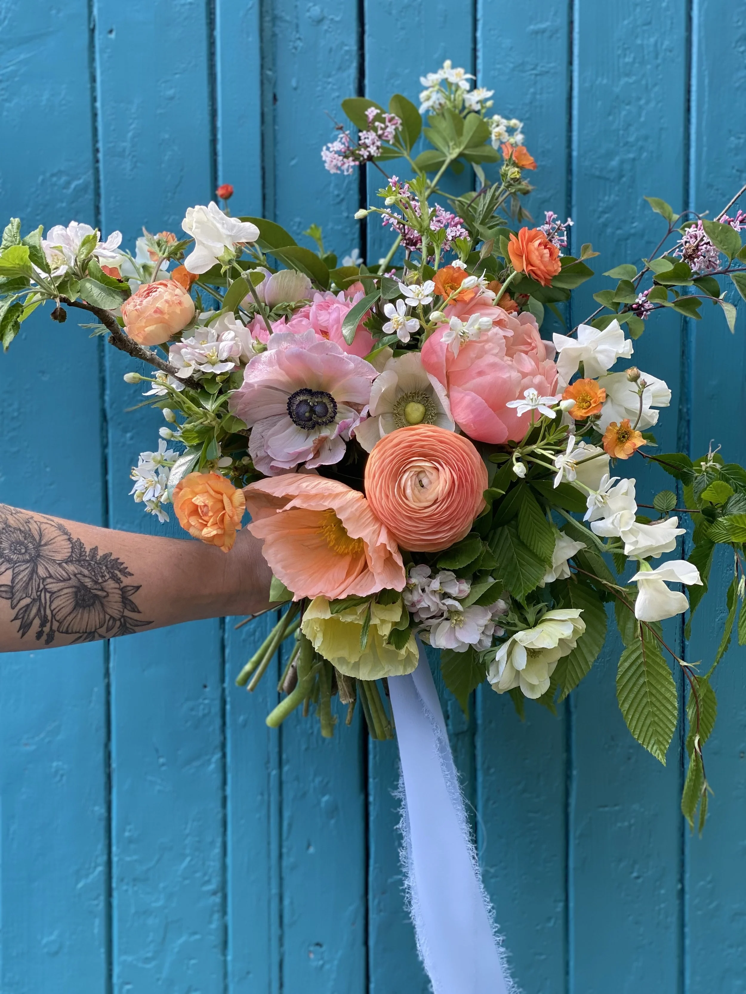 Explore Creativity Bath's Unique Hand Tied Bouquet — The Bath Flower School