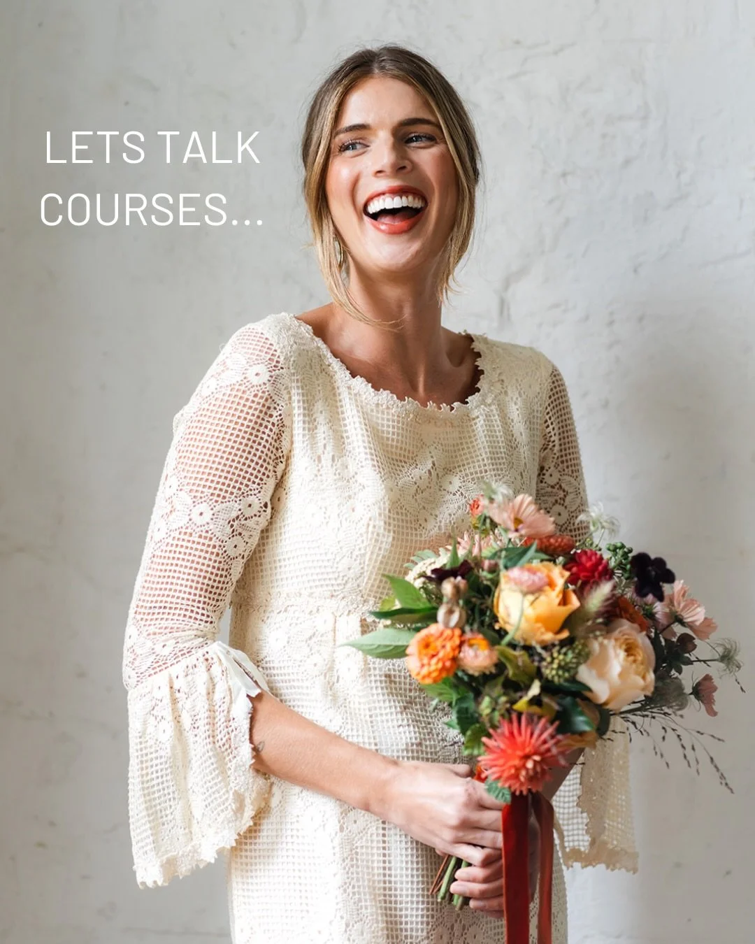 Let&rsquo;s talk courses...

The school runs on one idea: floristry as nature intended -  seasonal, foam-free, flower-led, and rooted in individuality, not trend. Since 2019 that&rsquo;s grown into over 20 courses and workshops, ranging from a two ho