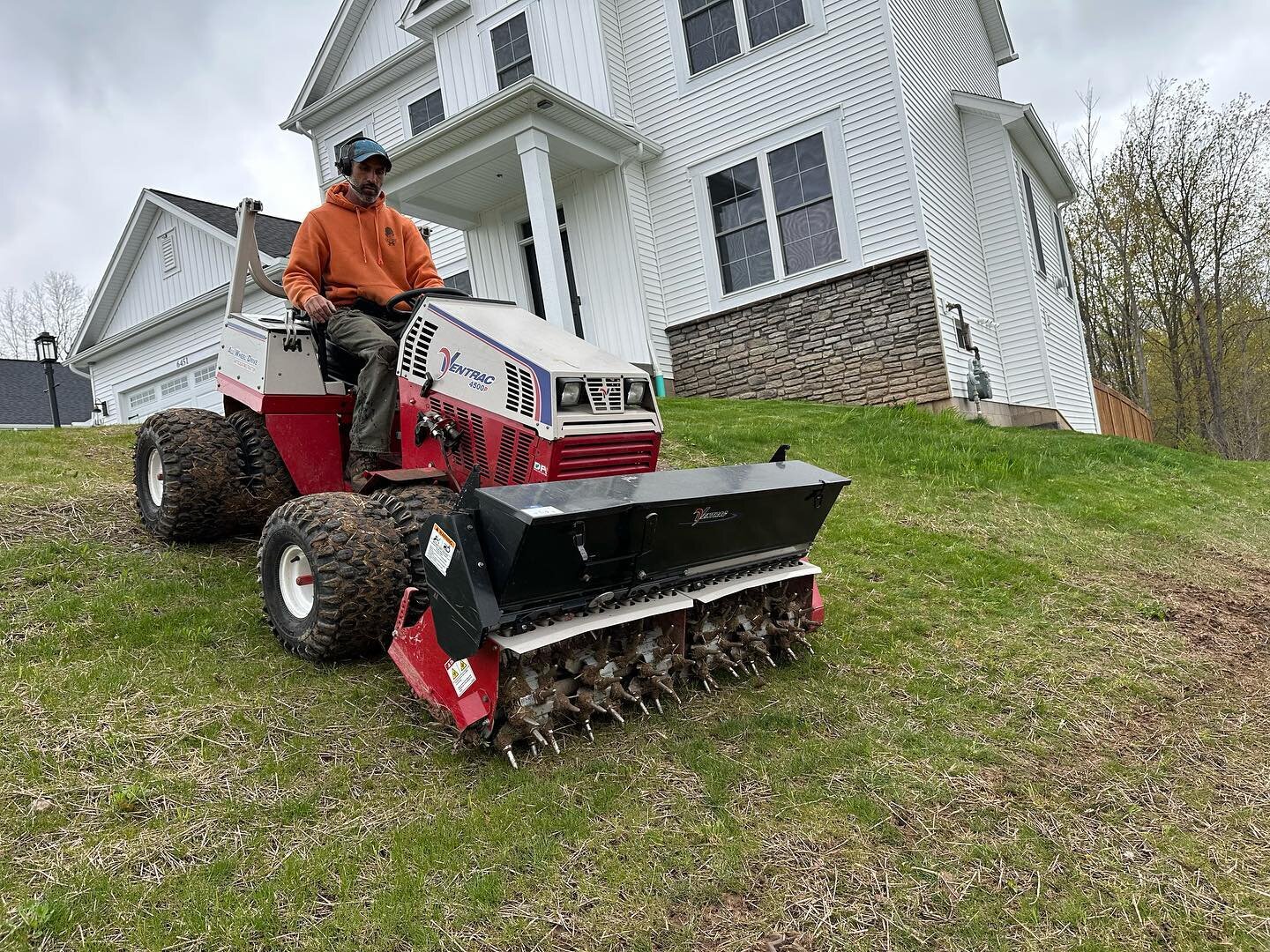 Caption: Bringing New Life to Lawns!

Yesterday was a great day as we got our hands dirty in some exciting lawn renovations! It's amazing to see how a bit of love and attention can breathe new life into any lawn, and that's exactly what we did. With 