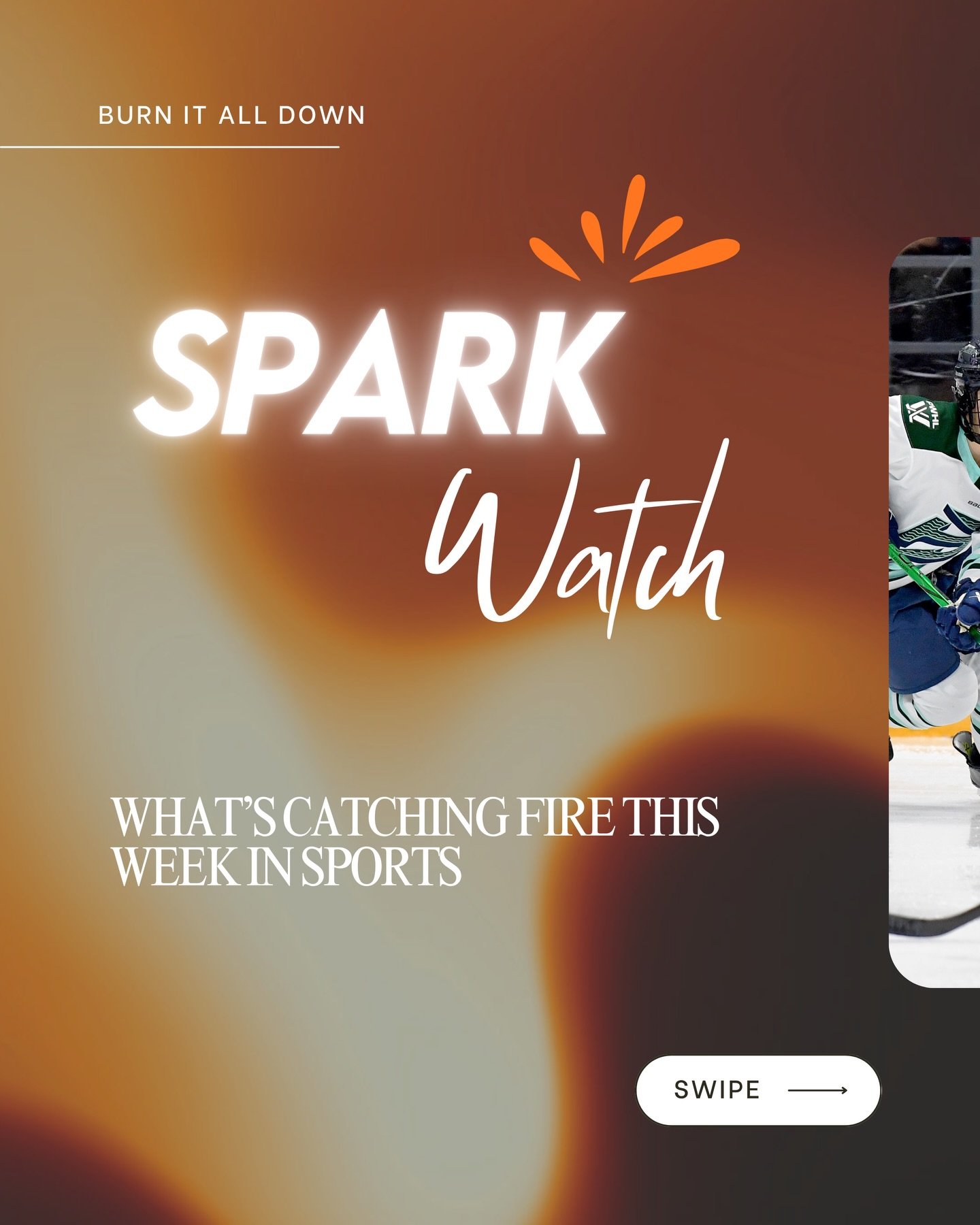 Another week filled with sparks 🔥 

Make sure to keep your eyes peeled this week for some exciting playoff and pre season action👀

#podcast #sportspodcast #sports #playoffs #womeninsports
