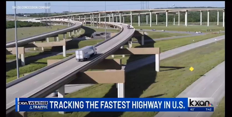 Orbital Eyes on America's Fastest Highway