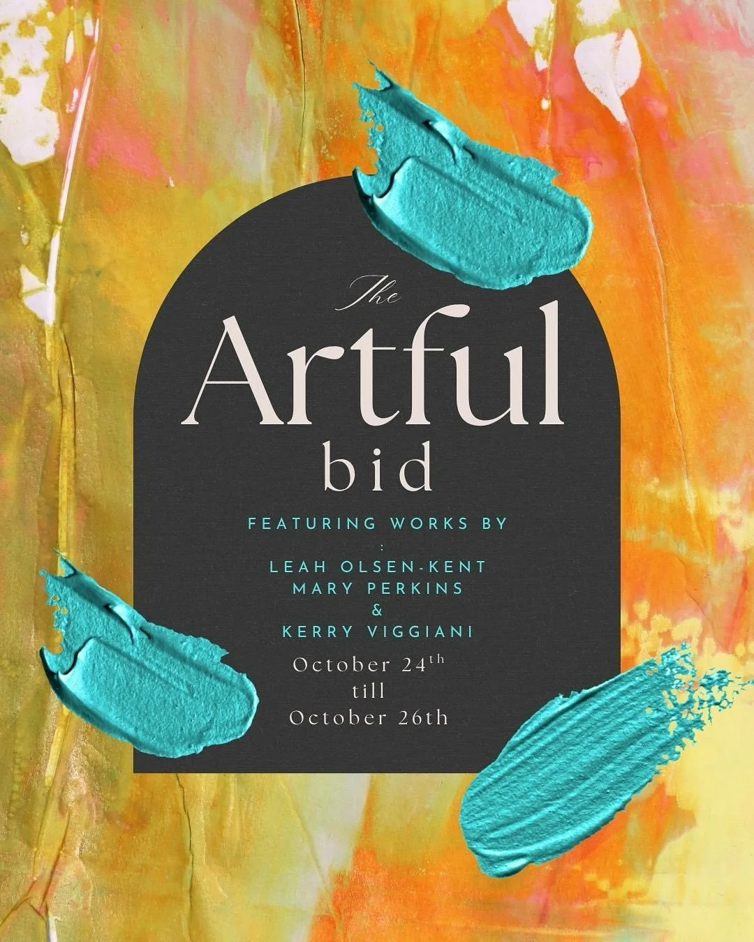 BREAKING NEWS!  MAKE SURE YOU SWIPE TO SEE IT ALL!

From the studios of  @leaholsenkentart @maryperkinspaintings and @hereshecreates, we are thrilled to be launching &ldquo;The Artful Bid&rdquo;! 
 
Over 50 works of art from our studios  brought to y