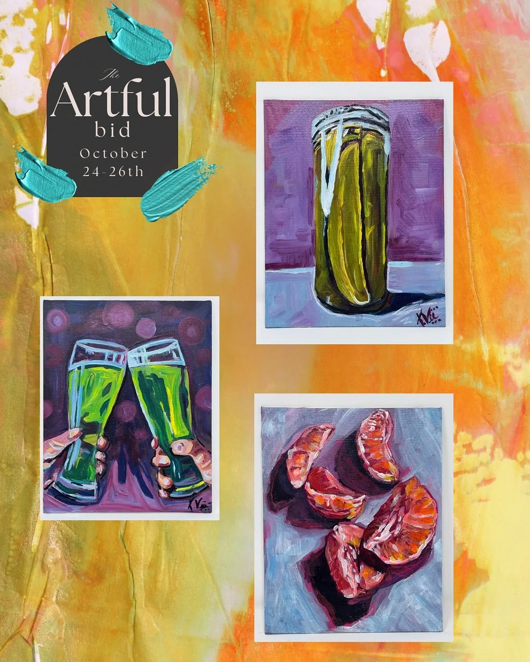 &ldquo;What will we see in The Artful Bid?&rdquo;

Great question!  But&hellip;

&hellip;.we can&rsquo;t share EVERYTHING that will be available because we&rsquo;d be ruining the surprise!

But I&rsquo;m nice, so here&rsquo;s a teaser of a few studie