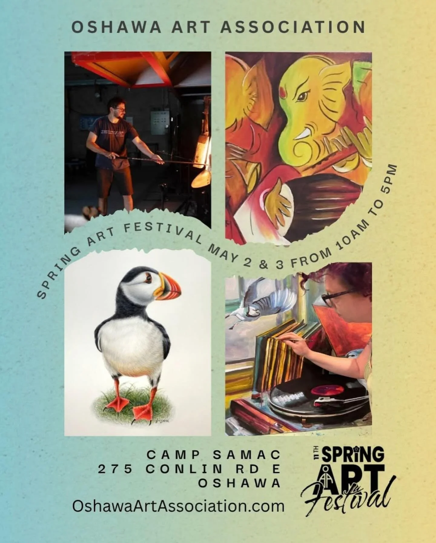I&rsquo;m absolutely thrilled to be a guest artist at this year&rsquo;s Spring Art Festival hosted by @oshawa.art.association !

Feels a little full circle since this show is at Camp Samac and my old volunteer role with @scouts was a big part of my s
