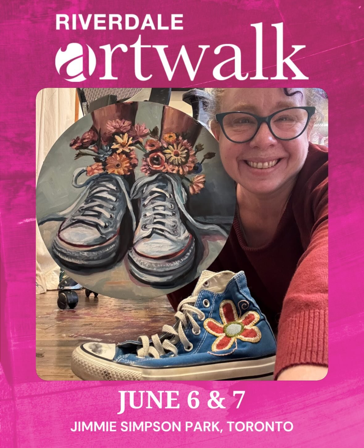 Will I lose another shoe?  Or get bit by a dog again?

My first completed piece from this @rusticburlco residency!  Part of my manifestation collection and an homage to my lost wedding shoe. 

Let me tell you about why getting accepted to @riverdalea