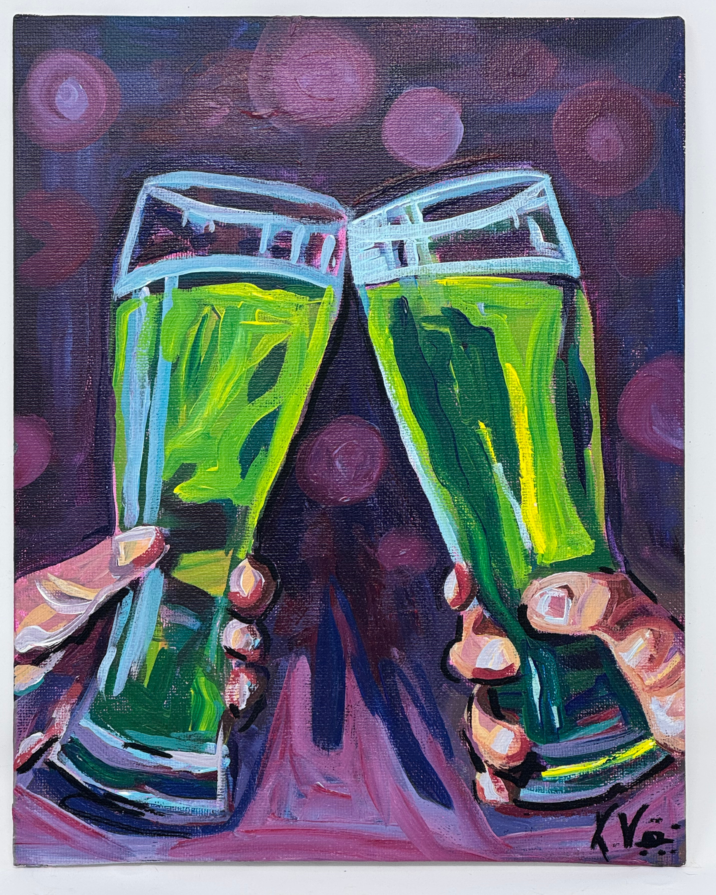 CHEERS TO GREEN BEER