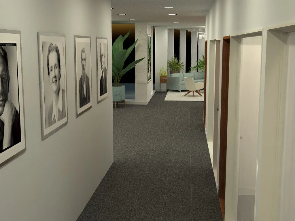 Hallway to Reception