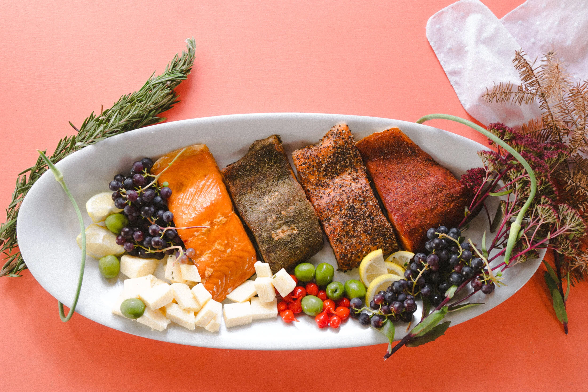 Dreamy smoked salmon platter