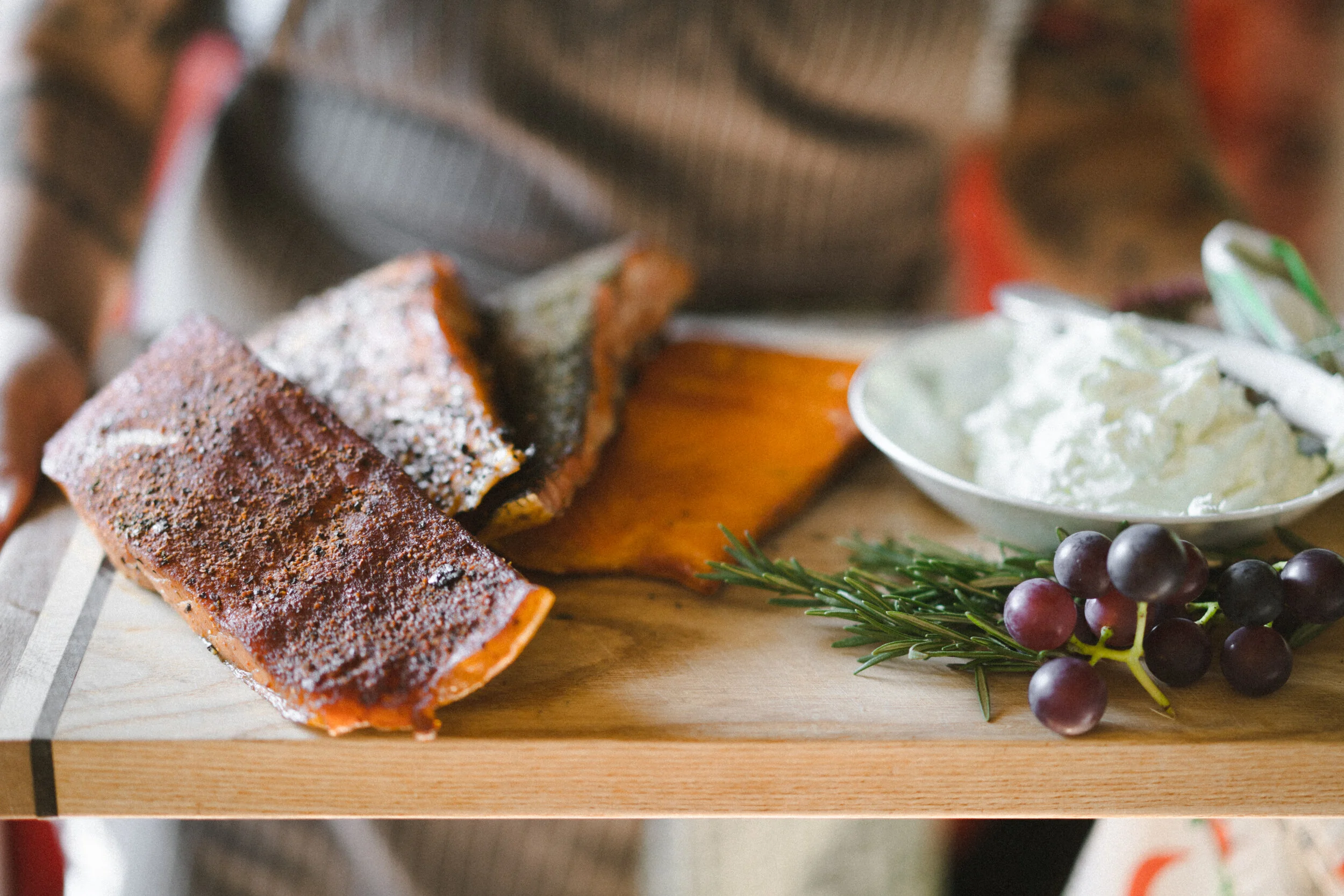 Artistic shot of Smoked Salmon Dream product