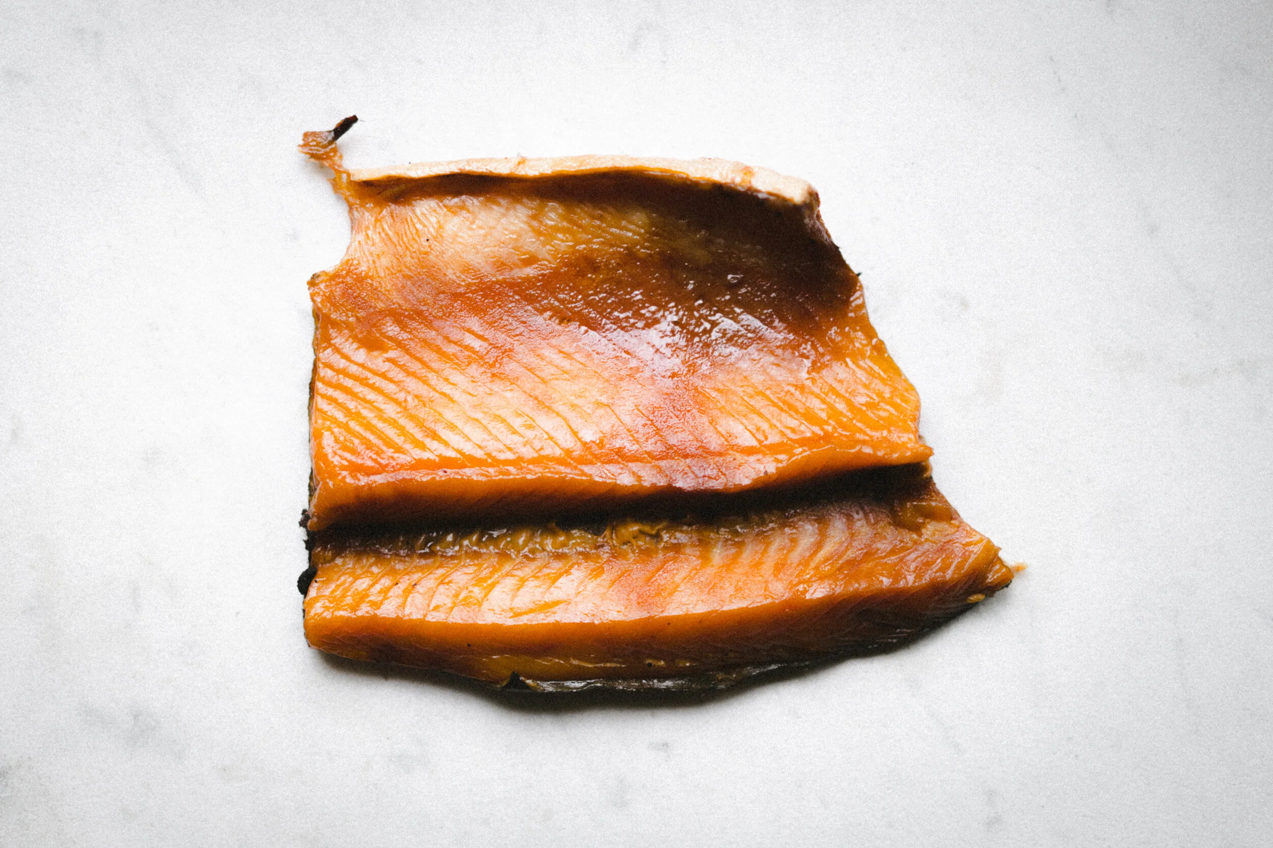 Aerial View of Smoked Lake Trout