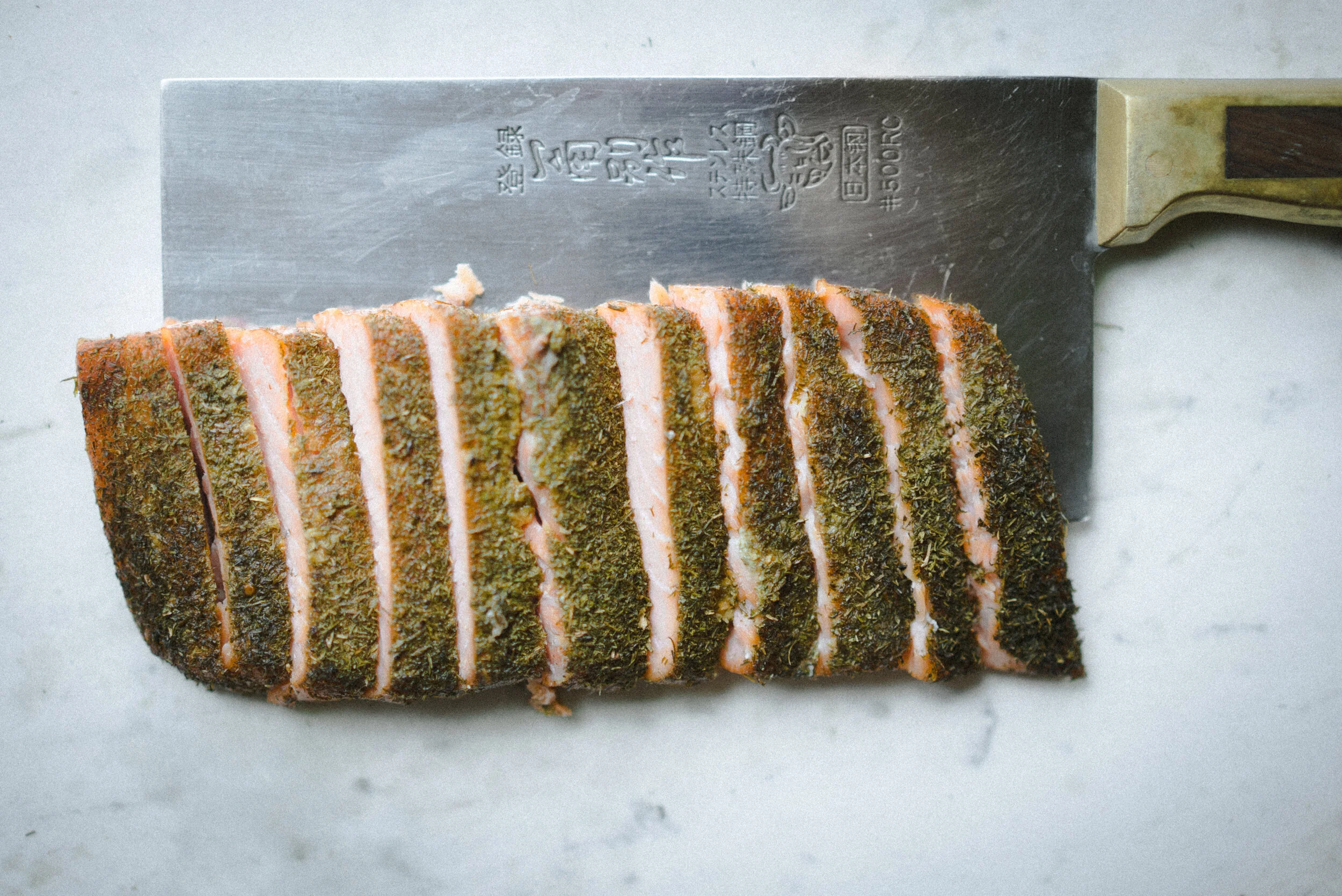 Smoked Atlantic Salmon with Dill, sliced