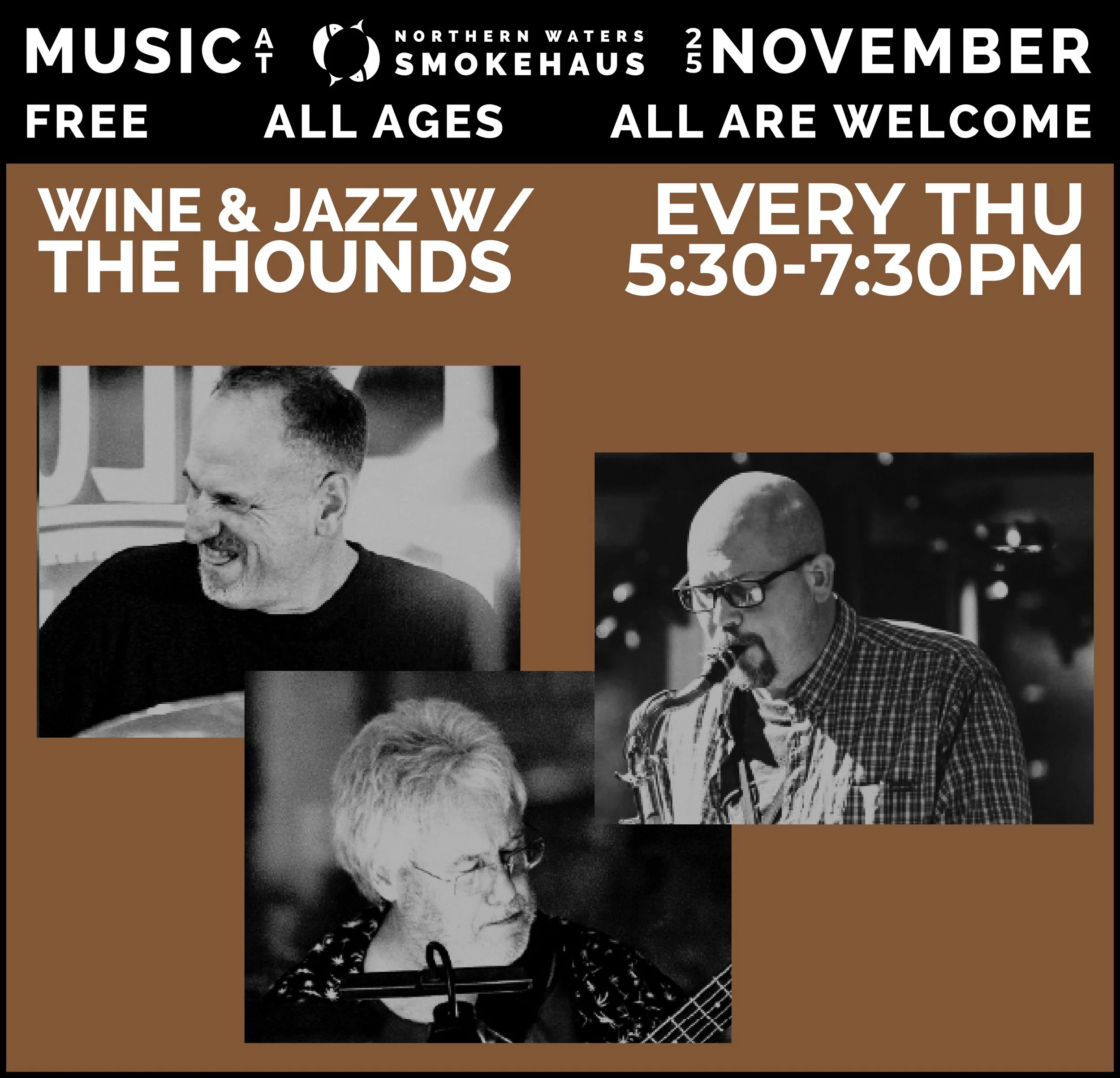 Wine &amp; Jazz Night with The Hounds