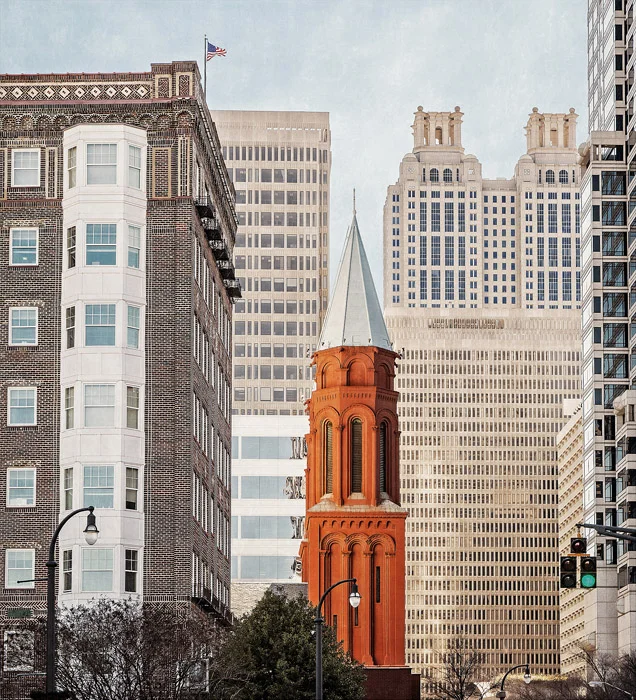 Sacred Heart Atlanta, GA archival pigment print 33 x 30 inches