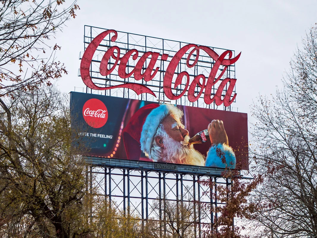 Santa Coke Atlanta, GA archival pigment print 30 x 40 inches