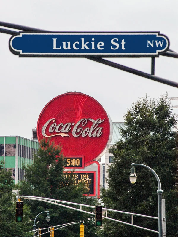 Luckie Street Atlanta, GA archival pigment print 40 x 30 inches