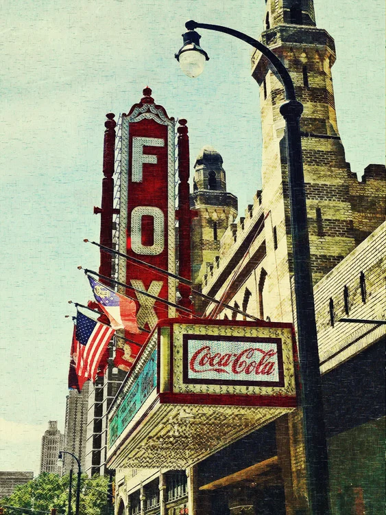 The Fox Theatre No. 2 Atlanta, GA archival pigment print 40 x 30 inches