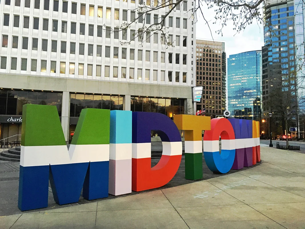 Midtown Atlanta, GA archival pigment print 30 x 40 inches