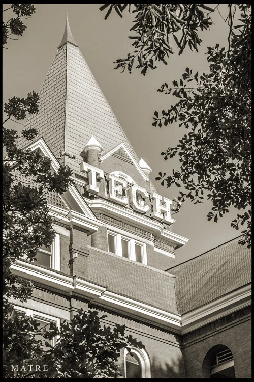 Tech Tower Georgia Institute of Technology Atlanta, GA 18x12 | 36x24 | 54x36 custom sizes available