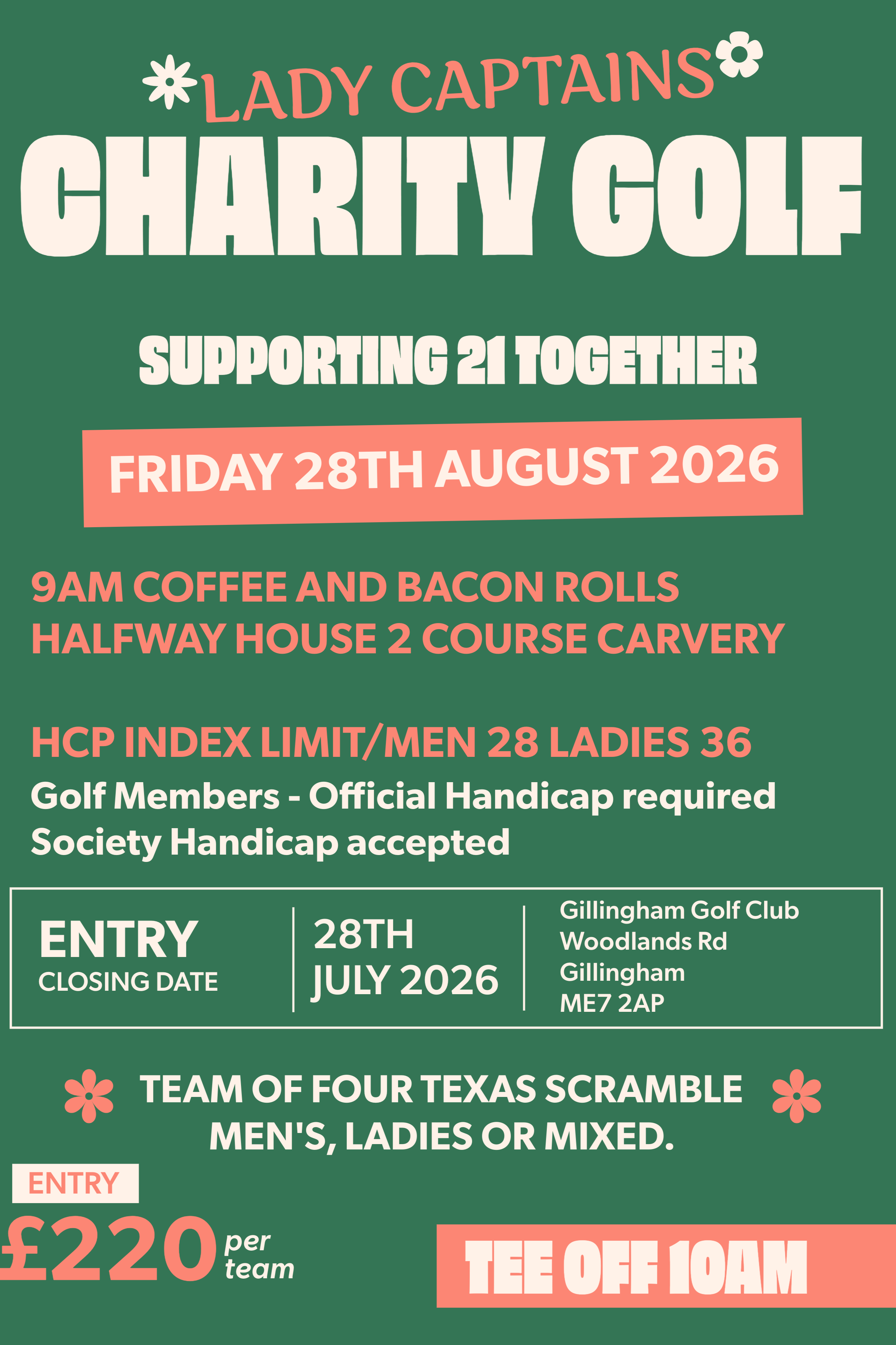 Lady Captain's Charity Golf Day