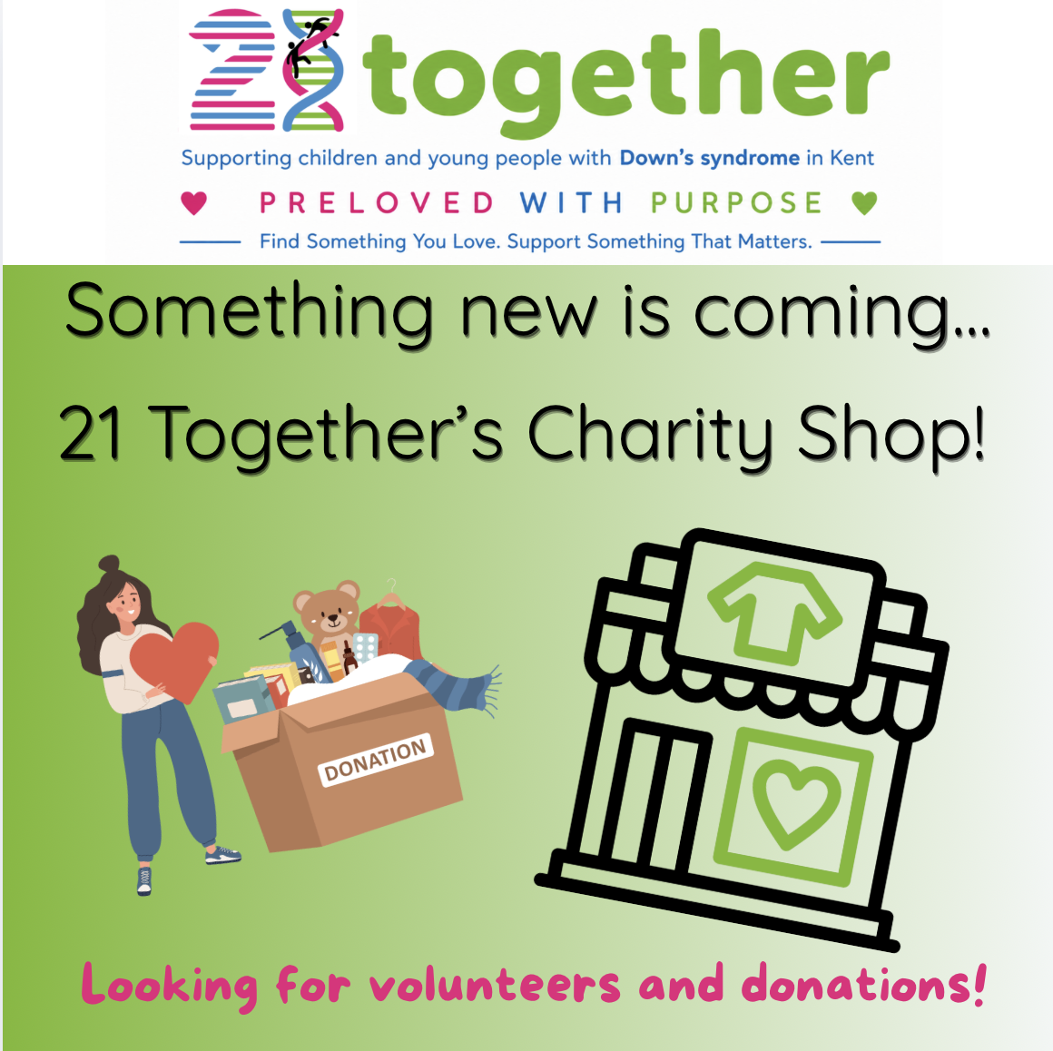 Preloved with Purpose - Our new charity shop is preparing to open
