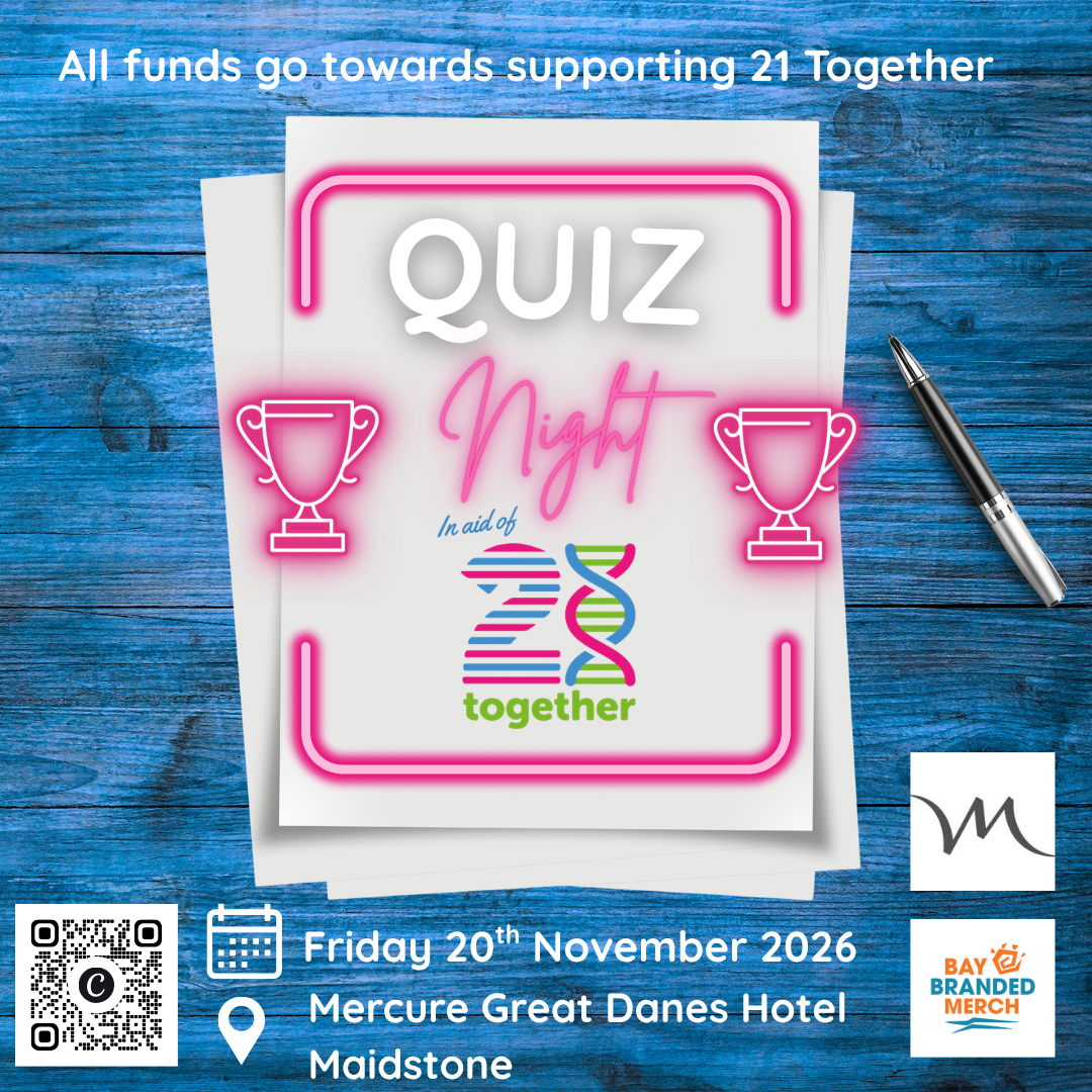 🧠 Quiz Night Ticket – Support 21 Together