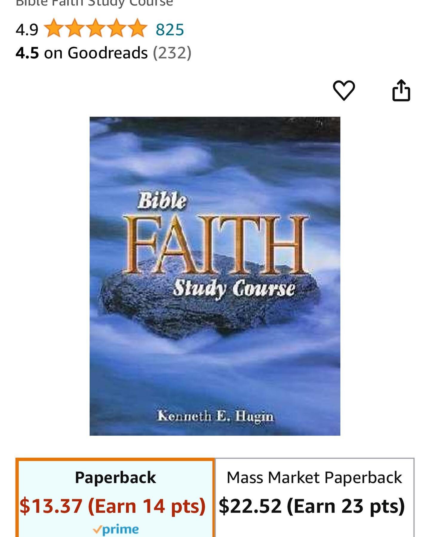 Tonight is the night! Join us for the Faith Study Course at The Barn multipurpose room tonight from 6:30-8. This is such an awesome series, for a first timer or you can take the class again and again (as we have) and there is always something new to 