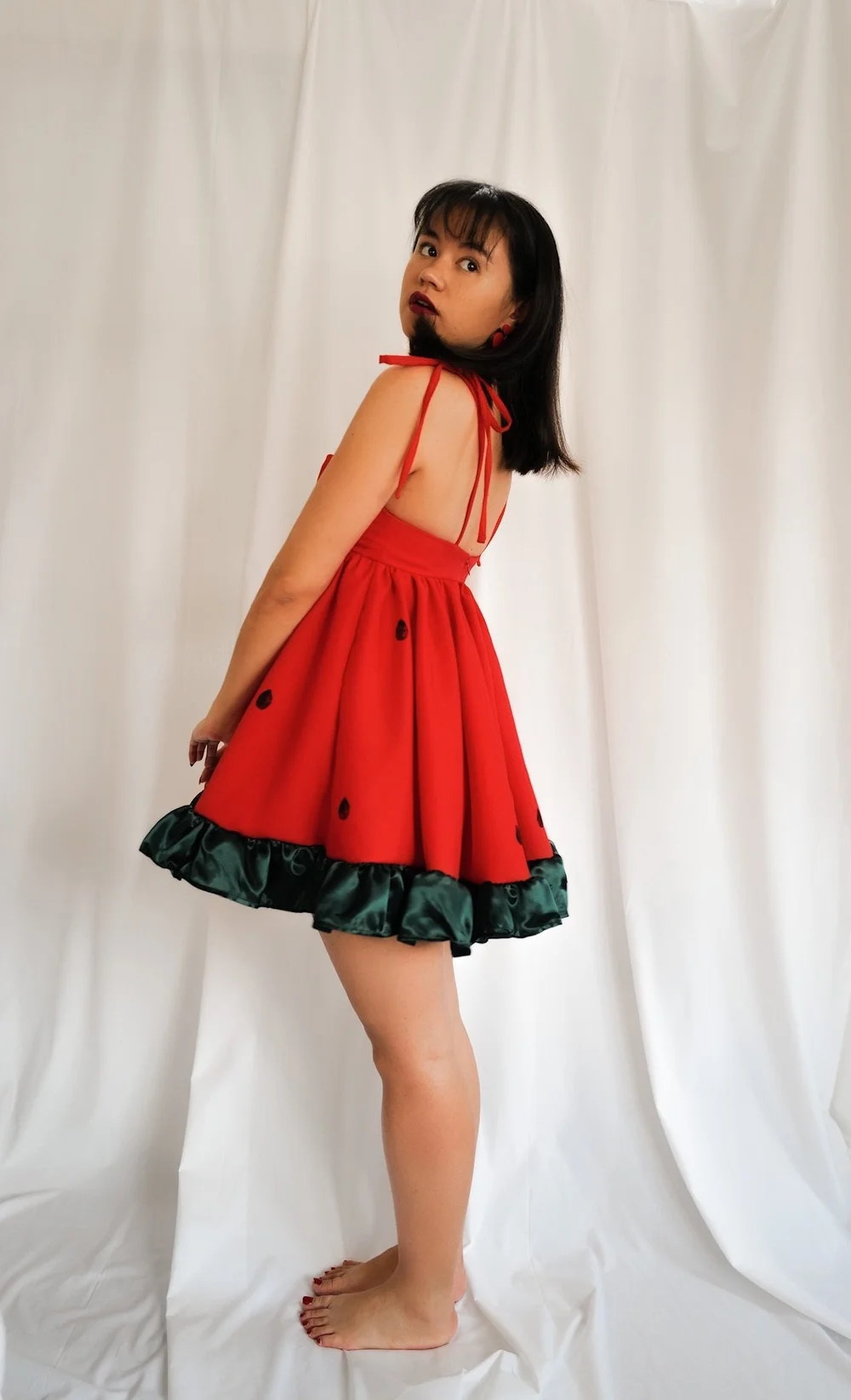 mini boden watermelon dress NWT Mini Boden Fun Ticking Watermelons Romper