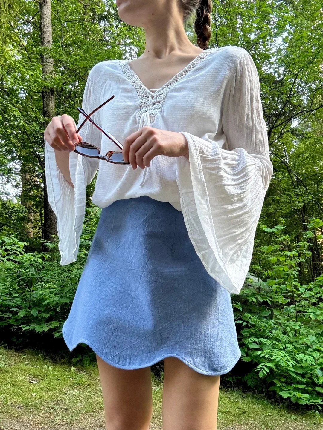 My incredible testers part 2!!! Comment &ldquo;petal&rdquo; for the link to the pattern 🥰 #sewingpattern #indiesewingpattern #patterndesigner #petalskirt