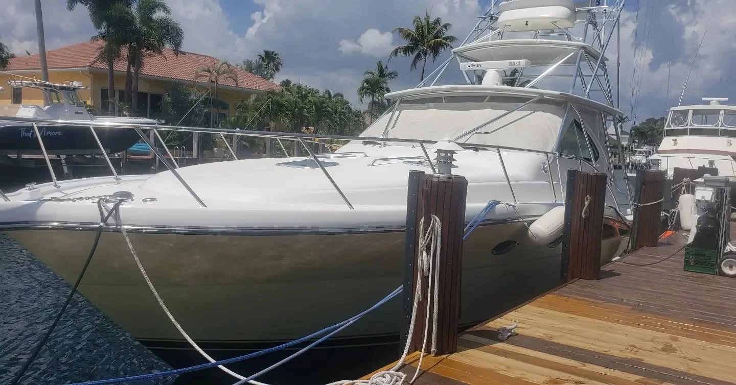 🚤🛥 A new monthly client we started maintaining recently. A 43 tiara and a 27 sailfish.