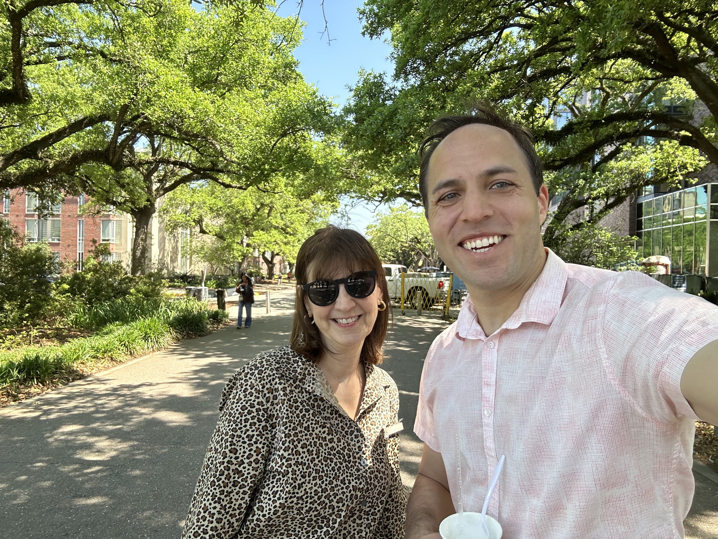 Dr. Daniel and and former Daniel lab undergraduate research assistant, Rick Silbert, who was visiting campus. Rick is currently an internal medicine physician at Mayo Clinic. We’re proud of you, Dr. Silbert!