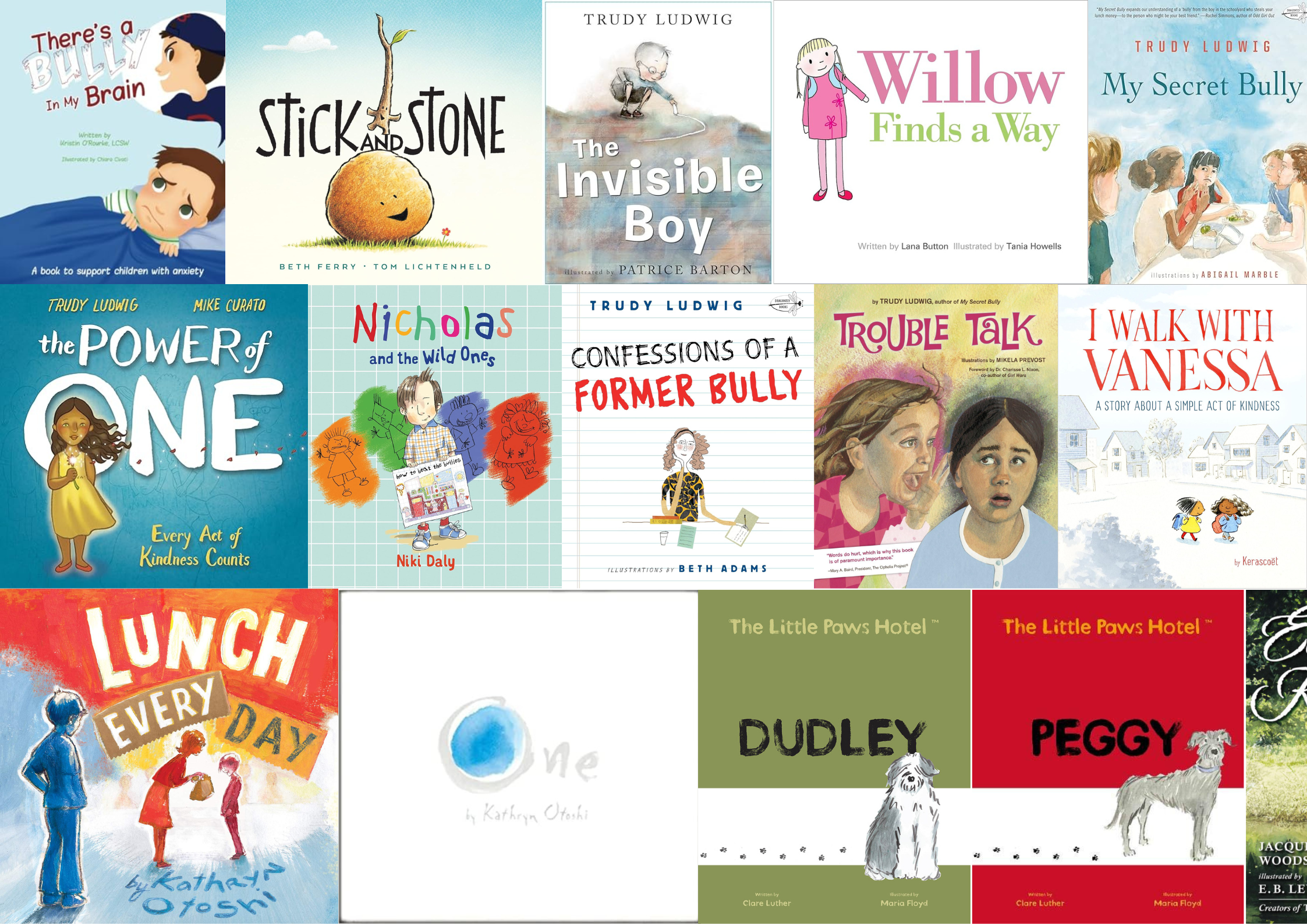 Books for children about bullying