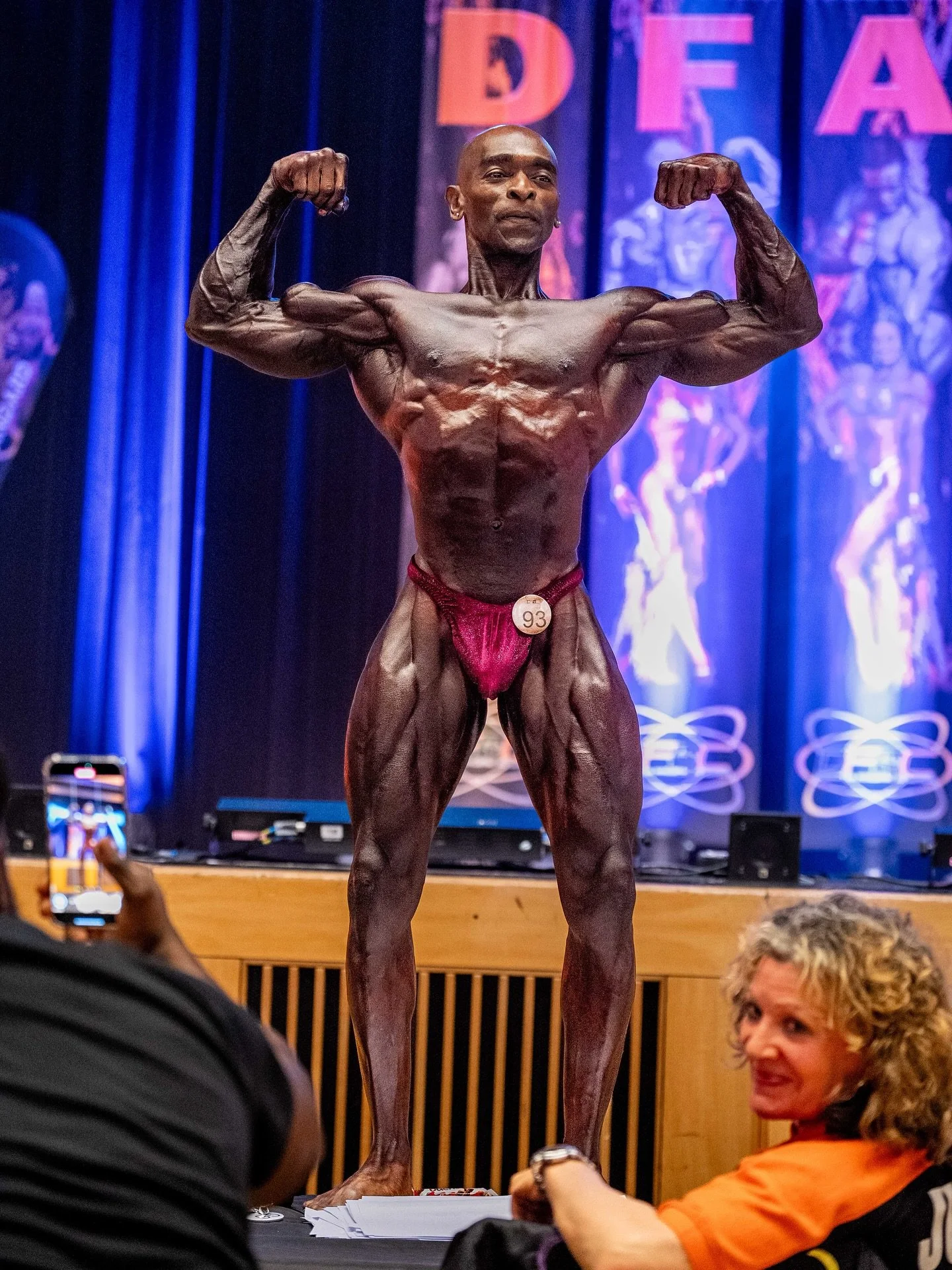 When you&rsquo;ve flown all the way from the Cayman Islands to hit the DFAC European Championships&hellip; you don&rsquo;t just show up, you stand out!!

That&rsquo;s one way to make sure everyone knows you mean business on stage!

#DFAC #NaturalBody