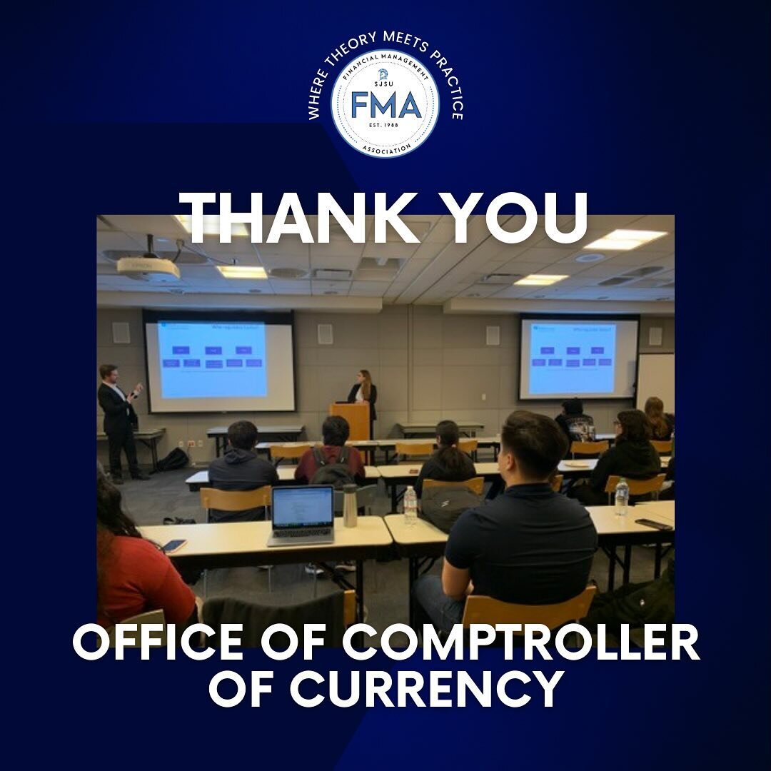 Happy Friday FMAers! Thank you to everyone who joined us for our ProDev with the Office of the Comptroller of the Currency yesterday! We hope you learned more about the agency and what your future job outlook could be like with them! 🏦💸

If you cou