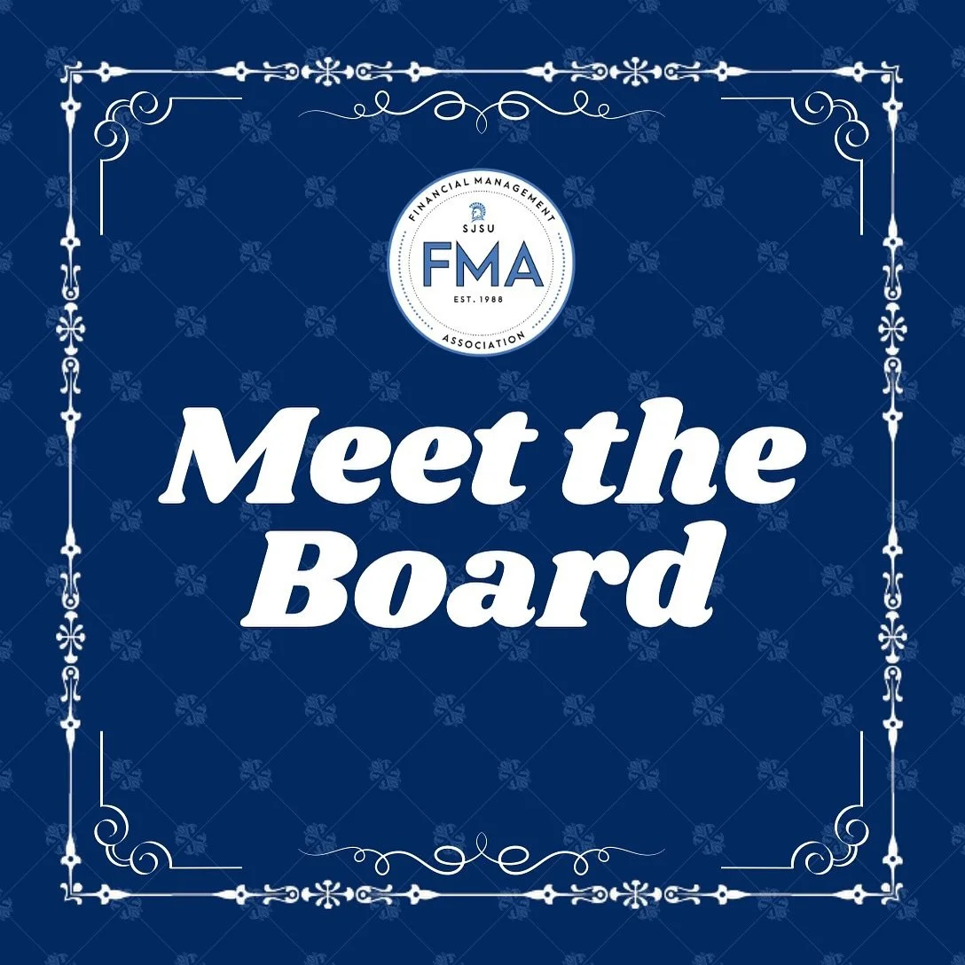 Meet your board for the fall 2025 semester!! We are so excited to meet all of you during orientation and feel free to ask us any questions about FMA or just chat about anything! We’re looking forward to another successful semester with you all