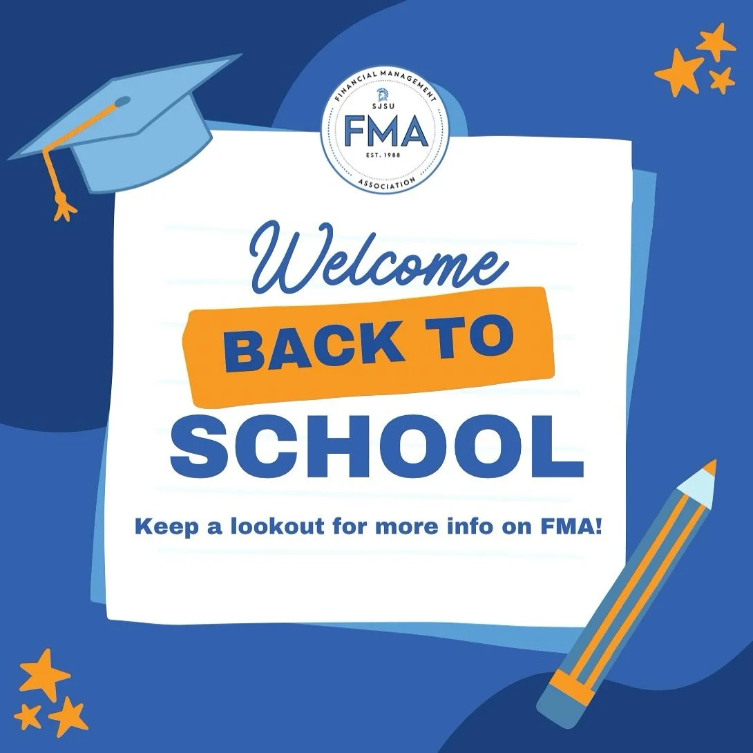 HEY FMAers! We hope you all had a well rested summer and are excited for the upcoming semester with FMA. Keep a lookout for more details about tabling to learn more about our club.