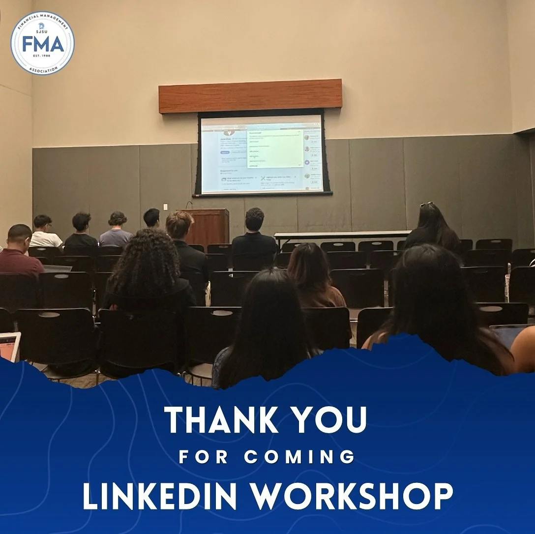 Thank you to everyone who came to our LinkedIn workshop! We hope you were able to learn more about how to personalize your profile and make yourself a stronger candidate! Keep a lookout for this week&rsquo;s event!